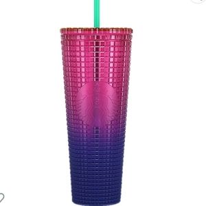 Starbucks large studded limited ed blue pink red tumblr summer 2022 collection